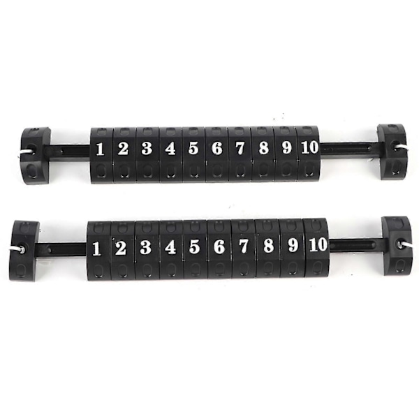 2 stk./sæt Bordfodbold 10 Tal Scoring Score Tæller Indikator Sort