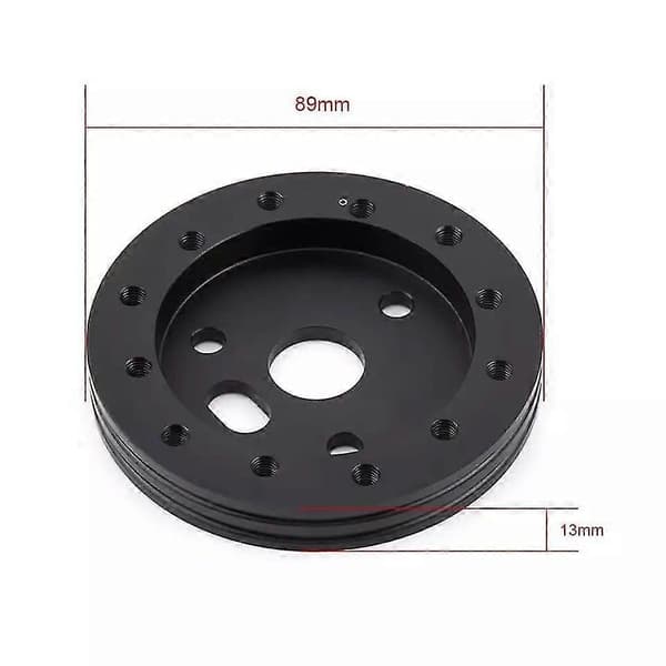 0,5\" Hub til 6-huls rat til at passe til Grant APC 3-huls adapter boss kit sort/sølv|rat & horn|