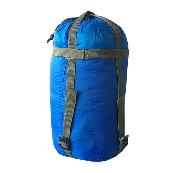 Utendørs camping sovepose konvolutt oppbevaringspose reise Oxford stoff kompresjonspose (himmelblå)