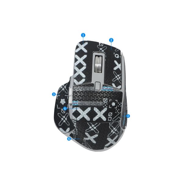 Enhanced Grip Mouse Grips for Logitech MX Master 3S Black