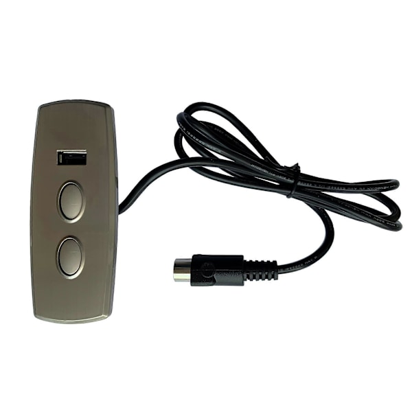 Lepotuolin ohjain 2 painiketta 5-nastainen USB:llä, varaosat DIY manuaalinen kytkin kaukosäädin