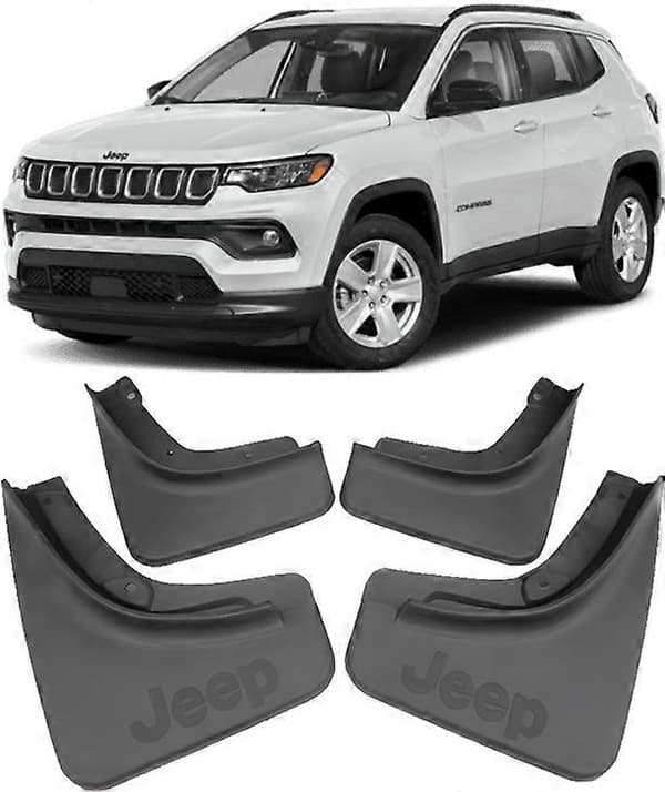 Äkta Formsprutade Stänkskydd Fram & Bak För 2017-2023 Jeep Compass