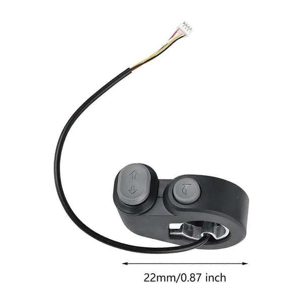 Styrestrømbryter 22mm Styretilbehør Motorsykkel Styrekontrollbryter