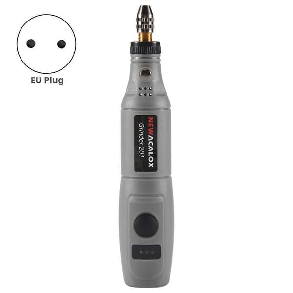 EU-plugg, 220V Mini elektrisk drill elektroverktøy Multifunksjonell sliper Slipesett Hastighet