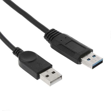 USB 2.0 hann-til-hunn splitterkabel for samtidig lading