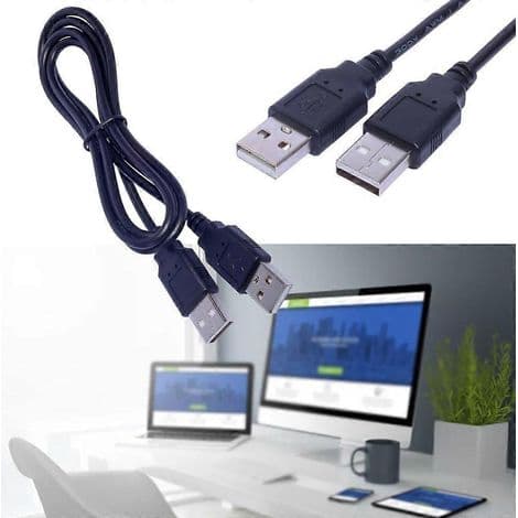 USB A till A hane-till-hane förlängningskabel för skrivplattor