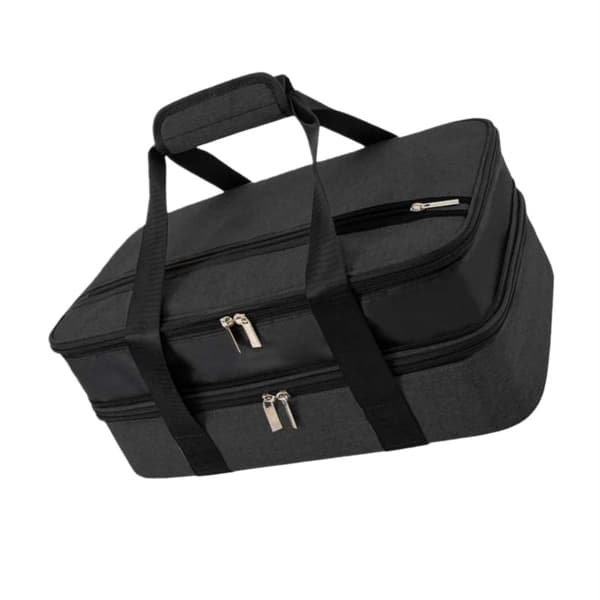Portable Large Capacity Double-Layer Picnic Bag - Insulated Lunch Cooler