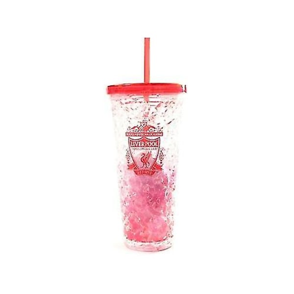 Liverpool FC Crest 600ml Fryskopp med Sugrör