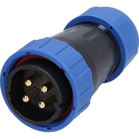 IP68 Han-Hun Luftfartsstik 45A 250V Loddefri Par LP284 Ben