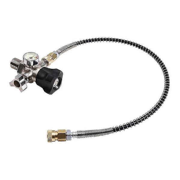 M18x1,5 Kierteinen 4500psi Scba Venttiilin Säädin Täyttöaseman Letku Yhteensopiva Pcp Ilmasäiliön Kanssa