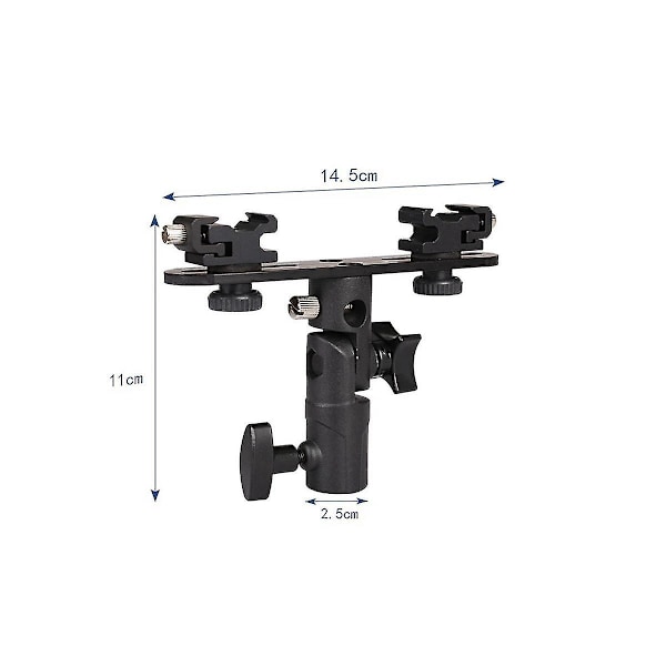 Flash Base Reflektor Flash Guide Fotografi Fylllys Stativ Telefon Multi-posisjon Live Streaming Slide Stativ, a