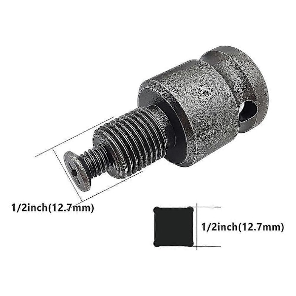 1.5-13mm Nøglefri Borepatron 1/2inch-20unf Med Sds-plus 1/4inch Hex 1/2inch Topnøgle Firkantnøgle A