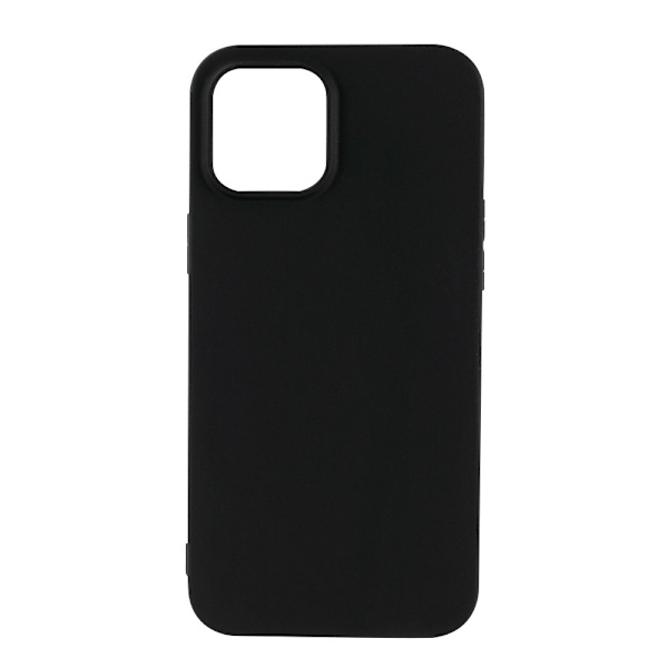 iPhone 12 Pro Max, TPU bakdeksel, svart