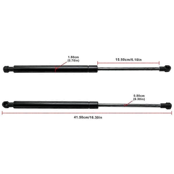 2 st Främre Motorhuv Lyftstöd Gasfjäder 51237060550 för 3-serie E90 E91 E92 E93 M3 2006-2013