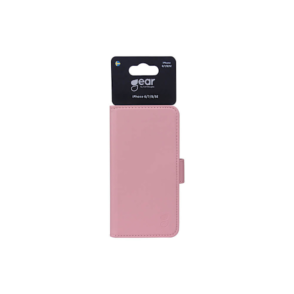 Mobilskal 3 Kortplatser Rosa - iPhone 6/7/8/SE