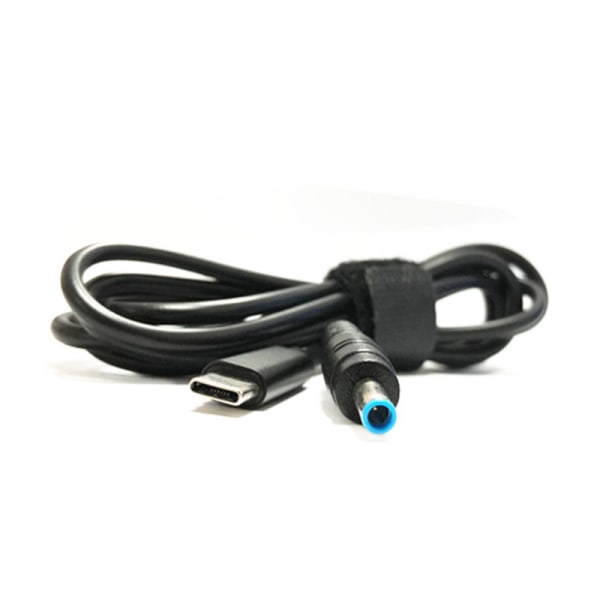 USB Type-C Pd-strømadapter til 4,5x3,0 DC-jack ladekabel for HP bærbar PC