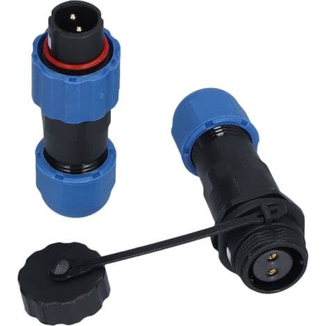 2-pin 380V 10A flykontakt - Robust 1 til 7-pinners plugg, korrosjonsbestandig, pålitelig for fly og droner