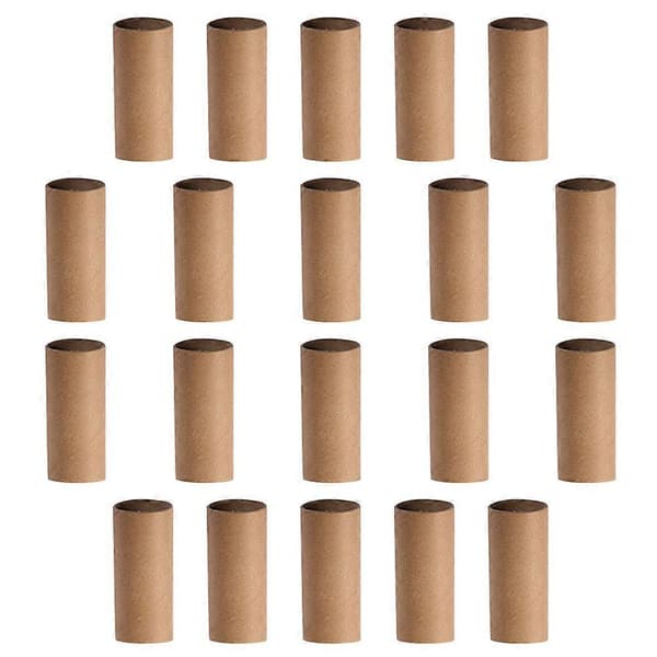 20 stk. DIY Papirrør Papirrullrør Runde Papirrør Barn DIY Kunst Papirrør