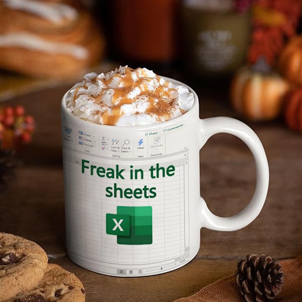 Freak In The Sheets Kaffekopp Multifunksjonell Chic-Stil Keramisk Kopp Gave til Venner Familie Kopp 1 stk