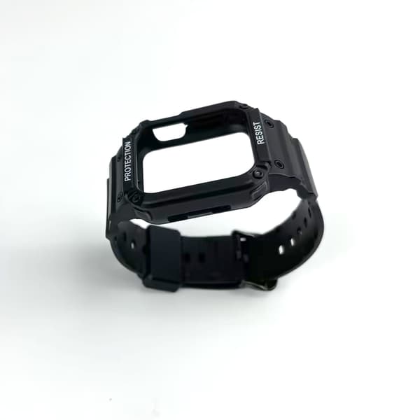 TPU urrem til Apple Watch Series 7/6/5/4/3/2 Sort 38/40/41 mm