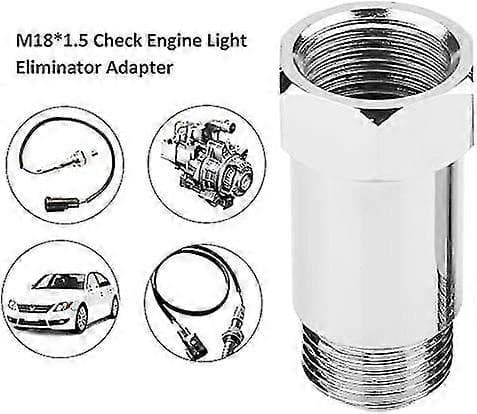 Automotive Ilt Sensor Pakning Adapter Ilt Sensor Pakning Forlænger Adapter (sølv) (2 stk)