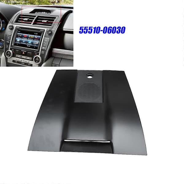 Bil Instrumentbræt Luftventiler Plade Urramme 55510-06030 til 2012-2017 Oversøisk Version Elektronisk Ur Tri