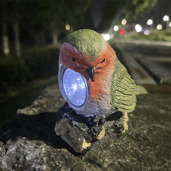 Utomhusbelysningsarmaturer solharts fågel atmosfär ljus trädgård landskap ljus