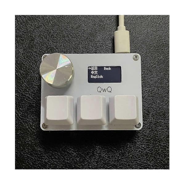 Osu O3c Rapid Trigger Hall Switches Wooting Magnetic Red Switches Keyboard With Knob Screen Copy Paste Shotcut(musta)