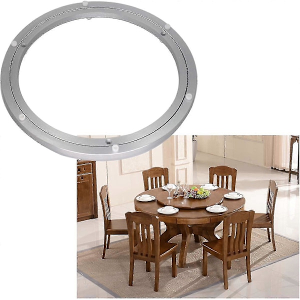 Lazy Susan Snurrplatta Rotationslager för Matbord (12 tum)