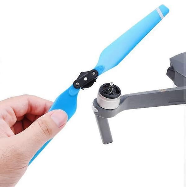 DJI Mavic Pro kompatibel propel 1 sæt (4 blade) rød+blå quick release foldbar vinge flyvetest DJI Mavic Pro essentiel