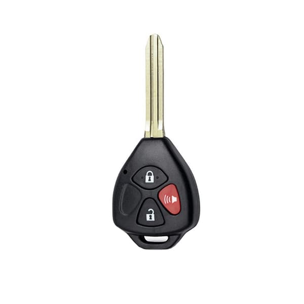 Car Key Shell Compatible with Toyota Camry Corolla - Replacement Remote Control Shell, Black ABS