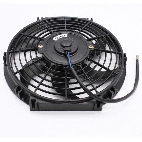Radiatorvifte Erstatter Høy Ytelse Universal 12V 80W Reservedeler 10 tommer