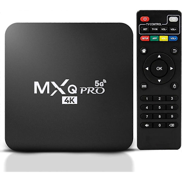 5G MXQ PRO 4K TV BOX Android 10.1 Quad Core Smart Media Player 1GB+8GB