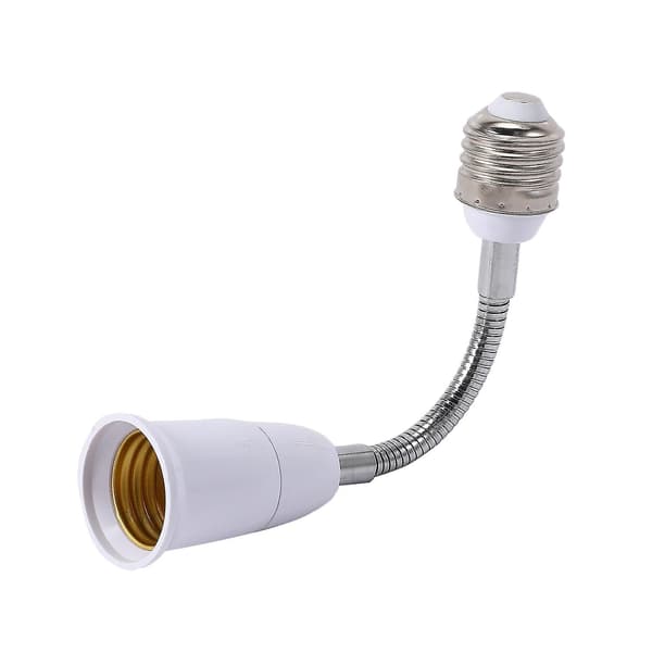 LED Pære Lampeholder Konverter Adapter Fleksibel E27 til E27 20cm Længde Fleksibel Forlængelse Sokkel