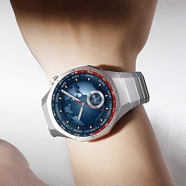 Til Huawei Watch GT 5 Pro 46mm Armbånd 1-Perle Titanium Legering Urrem Titanium