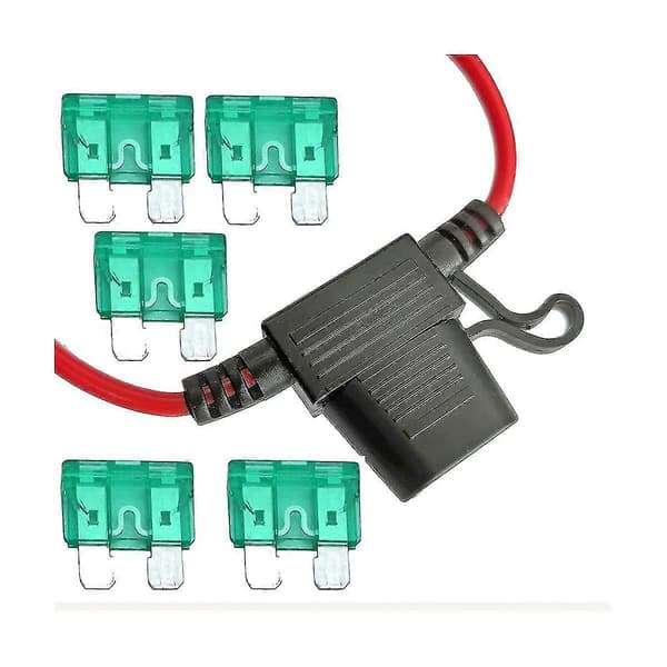 Universal 12V Elektrisk Bränslepumpsreläsats Vattentätt Relä Med Bränslepumpskabelhärva 5 Pin Spd