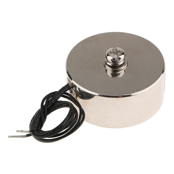 Elektrisk Lyftmagnet Elektromagnet Solenoid Lyft Hållande DC 24V 400N
