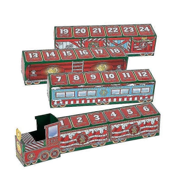 Julekalender Nordpol Elf Tog Blind Box Pynt Børnelegetøj