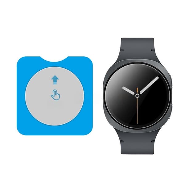 Privacy Tempered Glass Screen Protector compatible with Samsung Watch 7 40mm with Easy Installation Kit (2-Pack)