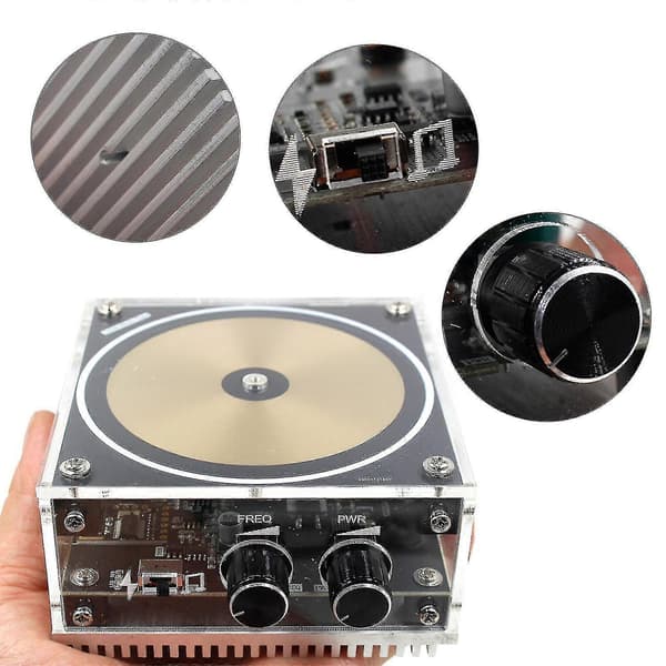 Solid State Music Tesla Spole Kunstig Lyn Bordlegetøj Elektrisk Strøm Trådløs Transmission Model, 100% Ny