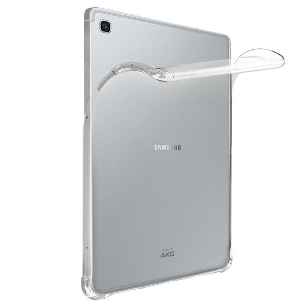 Skydd för Galaxy Tab S5e Flexibel silikon med stötfångare - Klar