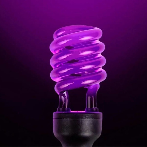 A C110V 20W Insektsfelle Lyspærer Spiralformet E27 Base Sokkelholder 365NM Bølgelengde f