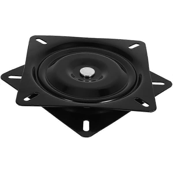 Firkantet Bordstol Drejelig Universal Chassis til Display Stand Giver Robust Leje i Sort 1 stk