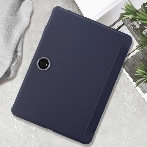 Etui til OnePlus Pad 2 sammenleggbar clamshell videoholder, mørkeblå