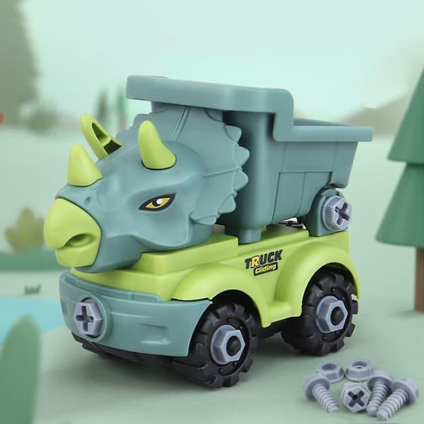DIY Samle-Dinosaursæt Kombinationssamling Dinosaurmodel Uddannelseslegetøj Til Børn Børnegave