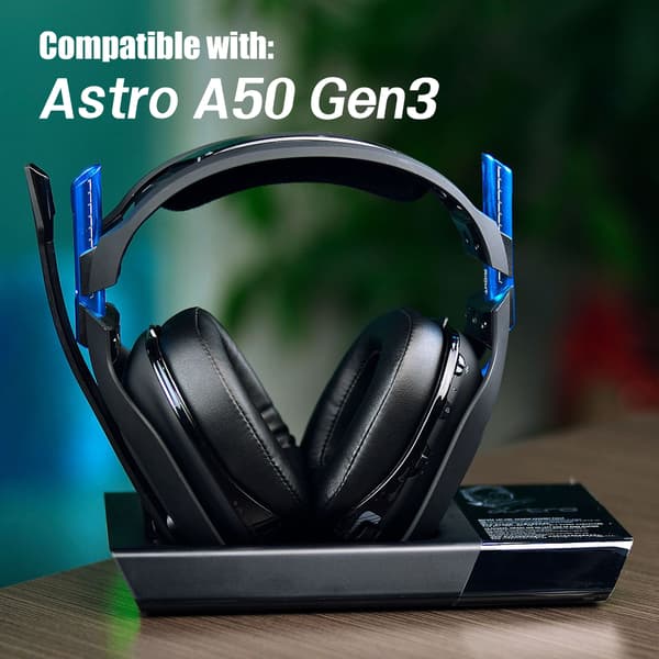 Magnetiska öronkuddar för hörlurar med spänne för Astro A50 Gen3 PU+högelastisk bomull