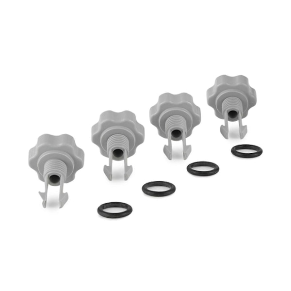 Intex 25002 Set med luftutsläppsventiler med O-ringar för filterpumpar (4-pack)