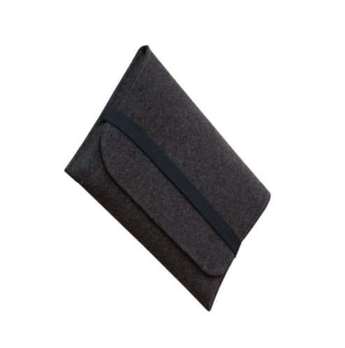 Stylish Dark Grey Felt Case for Tablet/Laptop - 14 inch