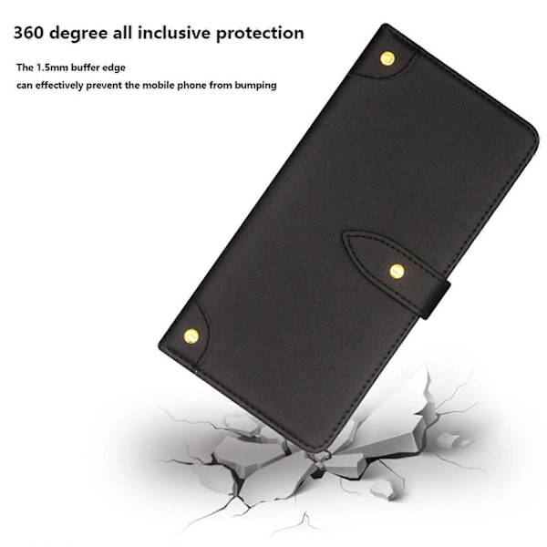 IDEWEI Læder Flip Cover med Kortlommer til Asus Zenfone 11 Ultra 5G - Stødsikkert