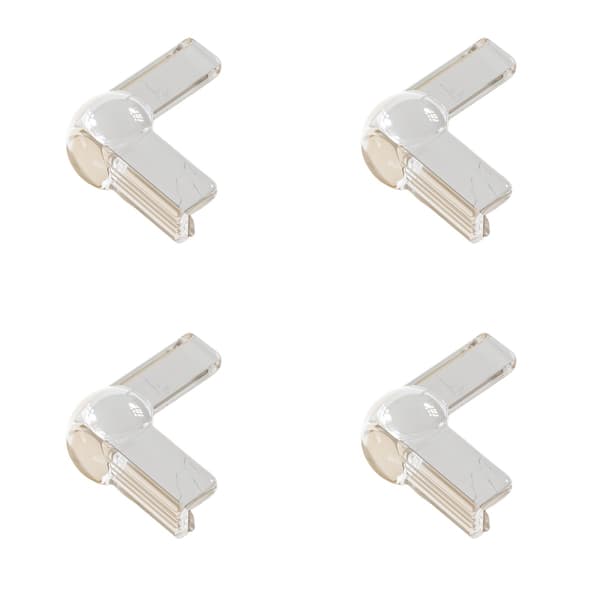Clear L-shaped Corner Protectors with Airbag (4-pack)